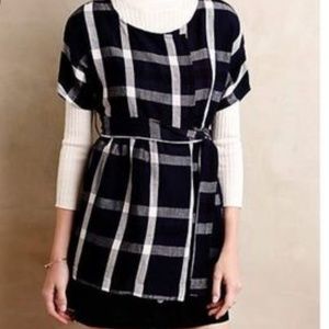 Anthropologie-The Odells-plaid tunic wrap